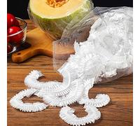 Jc.upin Confezione da 100 sacchetti termoretraibili per conservare gli alimenti, universali, elastici, in polietilene, per conservare frutta, verdura, carne, alimenti