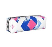 JCAKES Astuccio in pelle a grana di pesce laser, astuccio per matite personalizzato, astuccio per ragazze, astuccio per ragazzi, borsa per cosmetici, piccolo astuccio per matite, Graffiti Camouflage,