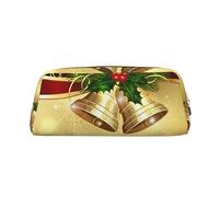 JCAKES Astuccio in pelle con cammello natalizio in lontananza, astuccio per ragazze astuccio per ragazzi piccolo astuccio personalizzato astuccio per cosmetici, Oro, Taglia unica, Organizer per borse