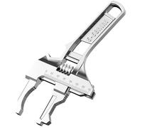 Jcasbdn Chiave di idraulica reversibile, 6-68 mm di grandi aperture a larghezza della ganastra, chiave a gambo corta per la cucina del bagno, 7, 87x3, 74 pollici