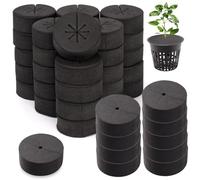 Jcasbdn Collari di clonazione 40pcs, collari di cloni di spugne idroponiche Eva, 8 Raggi Inserti cloner Fai -da -Te Fit vasi Netti da 2 Pollici, idroponica, aeroponica