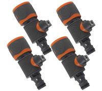 Jcasbdn Connettore di Tubi Flessibili da 4 PCS, Tubo da Giardino da 16,5 mm a Tubo rapido collegarsi con valvola di Regolazione, valvola di irrigazione per Interno, Esterno