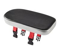 Jcasbdn Cuscino per sede della Bici PU in Pelle in Pelle Impermeabile Bici Posteriore ispessato Black Black ergonomico per Adulti Bambini