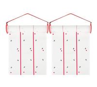 Jcasbdn Strisce di Carta a Mosca da 2 Pezzi, 10x2 Carta da Mosca Non tossica Resistente al Clima appiccicoso per Esterno, Sala Fiori, Balcone, Albero, Serra