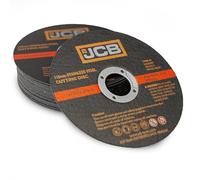 JCB 20 dischi da taglio per metallo, 115 mm x 1,2 x 22,23 mm, tagliano attraverso acciaio dolce, acciaio inossidabile, ghisa e metalli