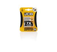JCB - Batteria C - Batterie super alcaline, costruite per durare - Alcaline - Batterie LR14 C Size - Batterie C Size, Confezione da 2-7 x Più Potenza - Perfetto per dispositivi ad alto drenaggio