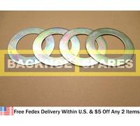 JCB Escavatore - Zeppa 120 x 75.5 X 1.5 MM, Set Di 4 Pezzi (Parte N° KHV0169)