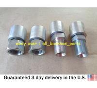 JCB ESCAVATORI - Raccordo Femmina Maschio BSP 5/8" Dritto, Confezione Da 4 Pezzi