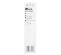 JCB Punta da trapano per muratura, 5,5 x 150 mm, punta per trapano in acciaio al carbonio e punta in carburo, scanalature di precisione, angolo di punta di 135 gradi