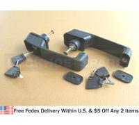 JCB Ricambi - Maniglia Porta Con 2 Chiavi, Set 2 Pezzi (Part No. 123/04067)