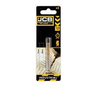 JCB TurboJet 5055803318673 - Set di 3 punte per trapano HSS, 2,5 x 57 mm