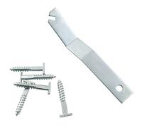 JCBIZ Chiave a T a vite vite vite di sicurezza con testa a T, hardware di bloccaggio per bloccare opere d'arte (1 chiave + 10 viti a T)