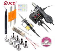 JCD 2 in 1 750W Stazione di saldatura Display digitale LCD Stazione di saldatura di rilavorazione per cellulare BGA SMD IC Riparazione strumenti di saldatura 8898