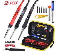 JCD Kit saldatore 80W Display digitale LCD Temperatura regolabile con interruttore Ferro portatile 220V/110V Strumenti di saldatura 908U