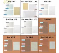 JCD Pellicola protettiva trasparente per NDS DSi NDSi XL LL NDSL DS Lite Protezione schermo LCD superiore + inferiore per 2DS 3DS XL LL Nuovo 3DSLL 3DSXL