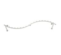 Jcgly Espositore per Abbigliamento e Abbigliamento da Parete - Design Creativo a Onde per Camicie e Indumenti - Ideale per Negozi al Dettaglio e Uso Commerciale, Nastro (Size : 120cm)