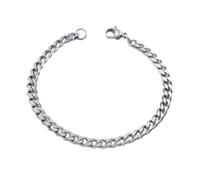 JchEnye 1 Pezzo Cavigliera Unisex in Acciaio Inossidabile - Regolabile a Catena - Ideale per la Spiaggia e l'Estate - Adatta a Donne e Uomini