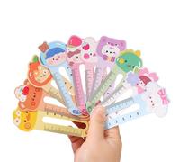 JchEnye 50 Segnalibri Animali Carini Cartoon, Mini Righello 2 in 1 Segnalibri Multifunzionali Scopri l'esperienza di Lettura Unica con i segnalibri dei Cartoni Animati!