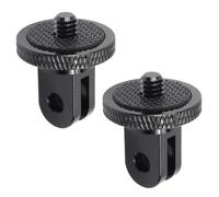 JchEnye Jeu di 2 adattatori per treppiede in plastica da 1/4 di Pollice - Comptibili con Insta360 X4/X3/ONE X2/One X, Sony, SJCAM SJ4000 e Altri - Assicurano Un Montaggio Sicuro per la Fotocamera.