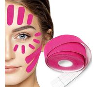 JchEnye Nastro per Il Lifting del Viso, Adesivi per Il Lifting del Viso, Adesivi Antirughe per Il Viso, Adesivi Invisibili istantanei per Il Viso, 2,5 cm x 5 m (Rosa)