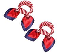 JchEnye Sciarpa da marinaio, sciarpa nautica quadrata, sciarpa alla moda da assistente di volo, design quadrato, 50×50 cm