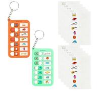 JchEnye Set di 2 liste delle cose da fare con 10 adesivi, agenda settimanale per bambini, lavagna per pianificare la routine dei bambini, lista di controllo per la gestione delle faccende domestiche