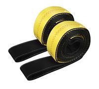 JCHL Lift Sling Straps 10'x2 15,000 Pound Capacity 2-Pack Heavy Duty Lifting Slings Web Sling Tree Saver Recovery Strap Web Sling Winch Strap