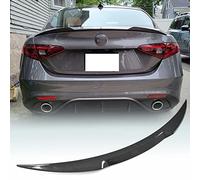 JCING Spoiler posteriore in fibra di carbonio adatto per Alfa Romeo Giulia berlina 2015-2022 CF auto portellone posteriore Highkick Spoiler ala labbro