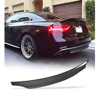 JCING Spoiler posteriore in fibra di carbonio adatto per Audi S5 2 porte Coupe 2008-2016 bagagliaio posteriore Spoiler Boot Wing Lip