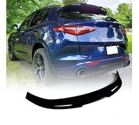 JCING Spoiler posteriore per Alfa Romeo Stelvio SUV 2017-2019 nero lucido vetroresina lunotto superiore ala labbro
