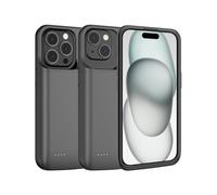 JCK Custodia per iPhone 15/15 Pro Power Bank Backup Charger 7000 mAh Ricaricabile