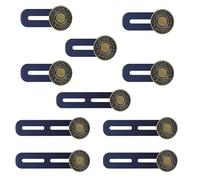JCKD 10Pcs Estensioni Elastiche Perdi Bottone, Prolunghe per Allunga Pantaloni, Estensioni per Girovita Dei Pantaloni, Estensioni Elastiche per Pantaloni in Vita, per Jeans, Gonne e Pantaloni Premaman