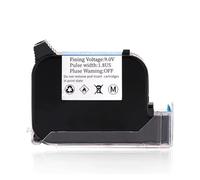 JCKJWL 2588 2588+ 2588+M Cartuccia d'inchiostro colorata a base di solvente ecologico da 12,7 mm, ad asciugatura rapida Stampa multiformato(Black)