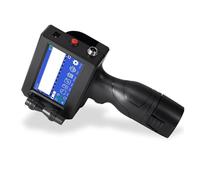 JCKJWL 28 Lingua Data Numero Logo Data di scadenza Etichetta Cartone di plastica Stampante termica a getto d'inchiostro portatile a getto manuale Stampa multiformato(Printer 1premium ink)