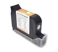 JCKJWL Cartuccia d'inchiostro solvente ad alta aderenza e ad asciugatura rapida da 25,4 mm adatta for stampante a getto d'inchiostro non crittografata Stampa multiformato(Yellow)