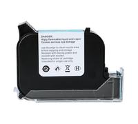 JCKJWL Etichetta con logo, codice a barre, data e inchiostro for stampante a getto d'inchiostro di piccole dimensioni, confezione sottovuoto for cartuccia non crittografata Stampa multiformato(Black)