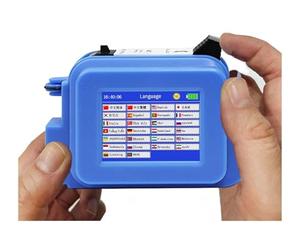 JCKJWL Mini stampante da 12,7 mm Stampante portatile Barra QR Codice batch Data Numero Logo Scadenza Etichetta stampante a getto d'inchiostro portatile Stampa multiformato(With 2 ink-12.7mm)