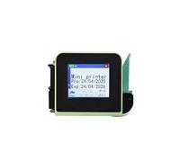 JCKJWL Mini Stampante Termica A Getto D'inchiostro Portatile Da 12,7 Mm Con Touch Screen Da 2,4 Pollici 23 Lingue For Etichetta Di Scadenza Logo Codifica multifunzionale