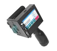 JCKJWL Pistola for stampante a getto d'inchiostro portatile da 50 mm con 2 inchiostri ad asciugatura rapida for codice a barre QR, logo, data, stampante for etichette Stampa multiformato