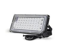 JCKJWL Proiettore UV a LED 50W 100W 395nm Lampade ultraviolette for Esterni a polimerizzazione germicida Polimerizzazione Rapida(50W TYPE2)