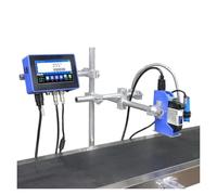 JCKJWL Stampante a getto d'inchiostro industriale online 130Plus con ugello da 12,7/25,4 mm e corpo in plastica, codice a barre QR, logo, data Stampa multiformato(12.7mm without ink)