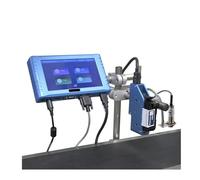 JCKJWL Stampante A Getto D'inchiostro Online Da 12,7/25,4 Mm Con Codificatrice Touch Screen A Colori Da 7 Pollici For Codice QR Numero Di Codice A Barre Data Codifica multifunzionale (12.7mm-1nozzl)