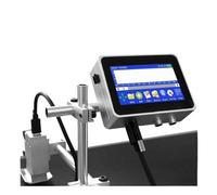 JCKJWL Stampante a getto d'inchiostro online for etichette da 12,7/25,4 mm con touch screen da 5 pollici for il logo del numero della data del codice batch Codifica multifunzionale (25.4mm)