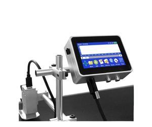 JCKJWL Stampante a getto d'inchiostro online for etichette da 12,7/25,4 mm con touch screen da 5 pollici for il logo del numero della data del codice batch Codifica multifunzionale (25.4mm)