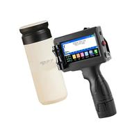 JCKJWL Stampante a getto d'inchiostro portatile 1750PLUS da 12,7/25,4 mm, stampante for etichette con codice a barre QR e, logo e data Stampa multiformato(12.7mm without ink)