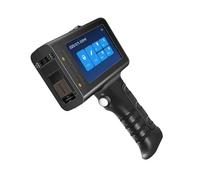 JCKJWL Stampante a getto d'inchiostro portatile da 12,7 mm for la codifica di etichette tessili con codice a barre, codice QR, numero di e logo. Stampa multiformato(Printer with 2 Black)
