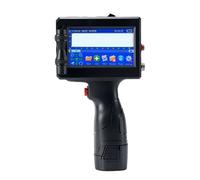 JCKJWL Stampante a getto d'inchiostro portatile Data portatile Numero di Codice QR Borsa for imballaggio Macchina da stampa for bottiglie di plastica 12,7 mm Stampa multiformato(Printer with 2 ink)