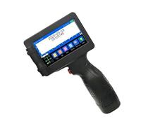 JCKJWL Stampante termica a getto d'inchiostro da 12,7 mm QR Codice a barre Numero di Logo Stampa di etichette Stampante portatile con inchiostro ad asciugatura rapida Stampa multiformato(With 1 ink)