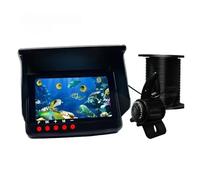 JCKJWL Telecamera Subacquea for la Pesca con Registrazione Video 4K da 5 Pollici e Trasmissione di Pesci, rilevamento di Pesci sul Ghiaccio per Lago, Barca(5IN 4K 25m 1080P)