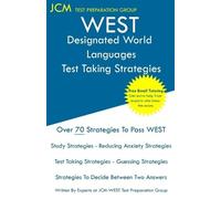 Jcm-West-E Test Prepar WEST Designated World Languages - Test Taking (Tascabile)